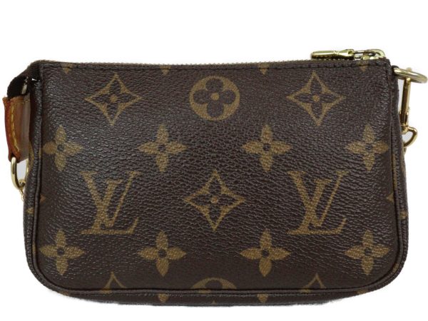 imgrc0094761301 Louis Vuitton Mini Pochette Monogram Pouch Handbag