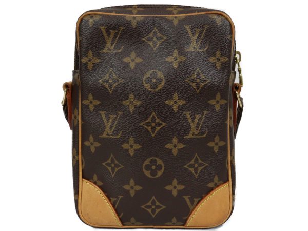 imgrc0094861285 Louis Vuitton Danube Shoulder Bag Monogram Brown