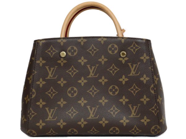 imgrc0094903222 Louis Vuitton Montaigne BB Monogram Handbag Brown