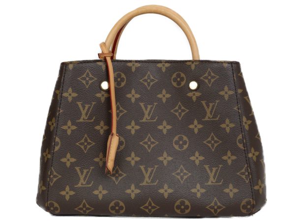 imgrc0094903244 Louis Vuitton Montaigne BB Monogram Handbag Brown