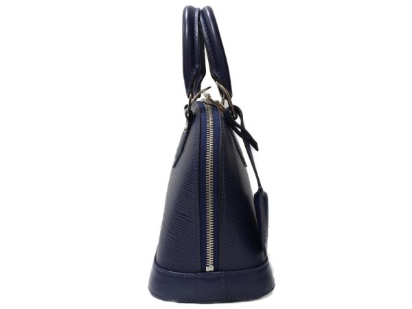 imgrc0095093104 Louis Vuitton Alma BB Handbag Shoulder Blue Navy