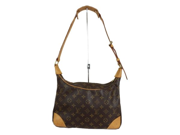 imgrc0095112634 Louis Vuitton Boulogne 30 Monogram Shoulder Brown