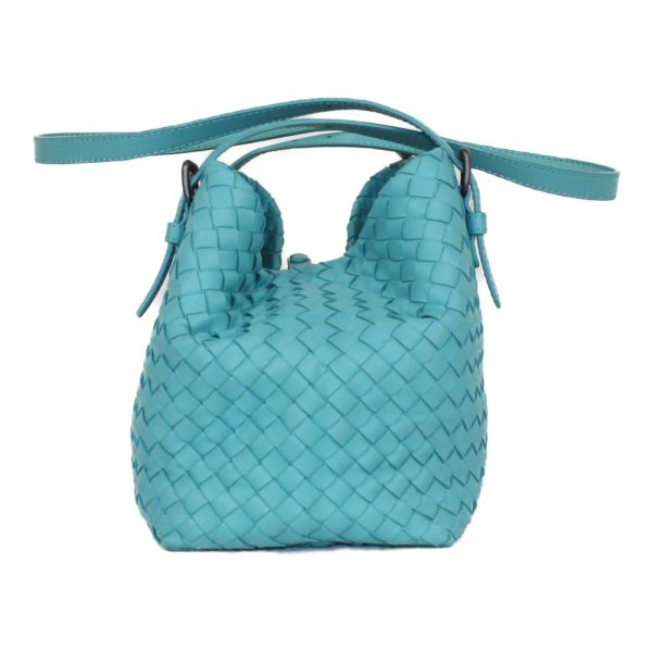 imgrc0095439126 Bottega Veneta Mini Cesta Handbag Blue Green