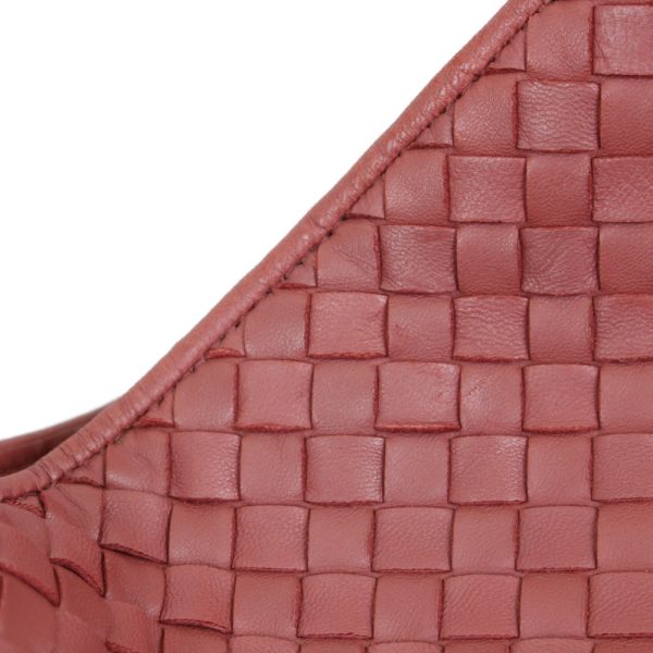 imgrc0095439231 Bottega Veneta Intrecciato Parachute Handbag Red