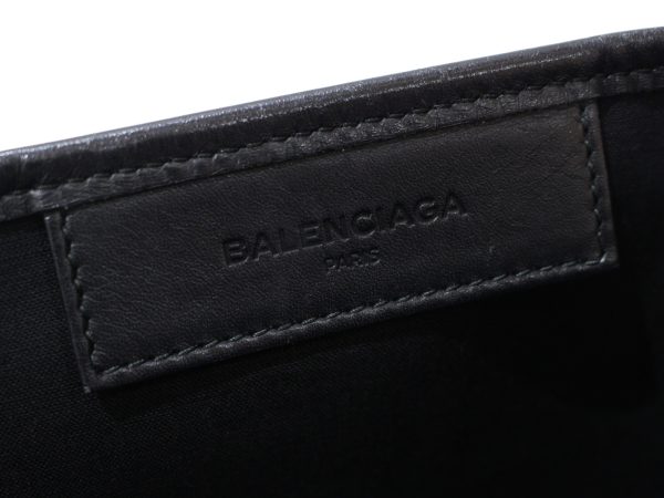 imgrc0095609134 Balenciaga Navy Cabas XS Handbag Ivory Black