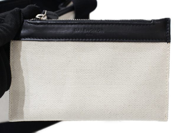 imgrc0095609153 Balenciaga Navy Cabas XS Handbag Ivory Black