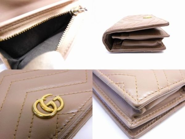 imgrc0095695464 GUCCI Wallet GG Marmont Leather Pink