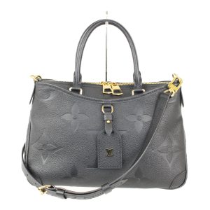 imgrc0095797814 Louis Vuitton Bicolor Monogram Emplant Grand Palais MM Hand Shoulder Bag Black