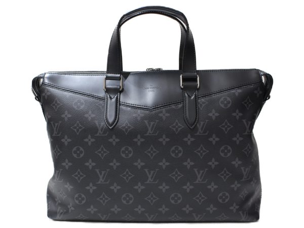 imgrc0095800711 Louis Vuitton Briefcase Business Bag Black Gray