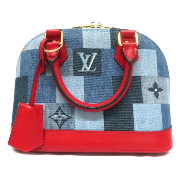 imgrc0095844372 Louis Vuitton Alma BB Monogram Denim Handbag Blue