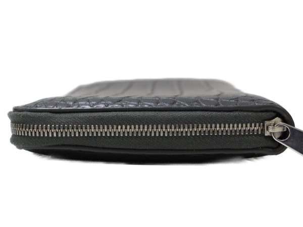 imgrc0096143350 Botteaga Veneta Round Zipper Long Wallet Gray