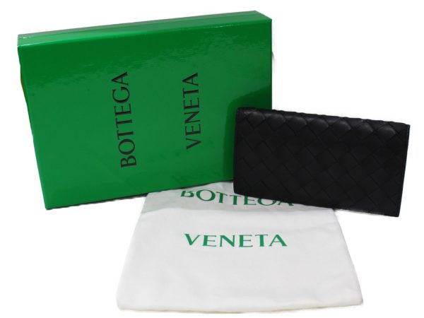 imgrc0096146349 Botteaga Veneta Intrecciato Wallet Black Green