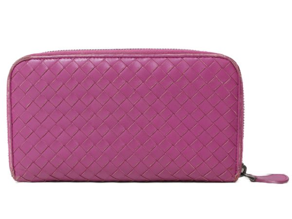 imgrc0096146968 Botteaga Veneta Round Zipper Wallet Purple Pink