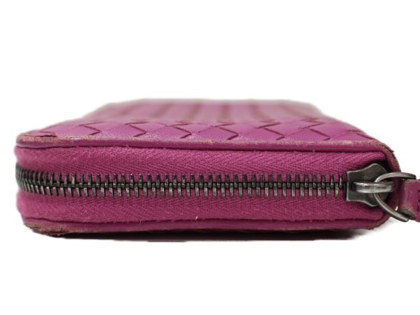 imgrc0096146970 Botteaga Veneta Round Zipper Wallet Purple Pink