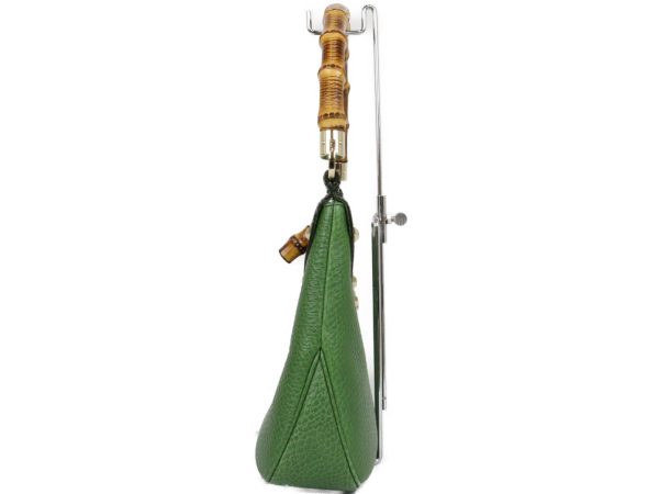 imgrc0096147852 Gucci Bamboo Handbag Shoulder Bag Green