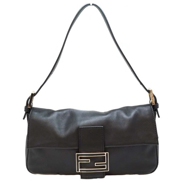 imgrc0096165536 Fendi Mamma Bucket Shoulder Bag Black