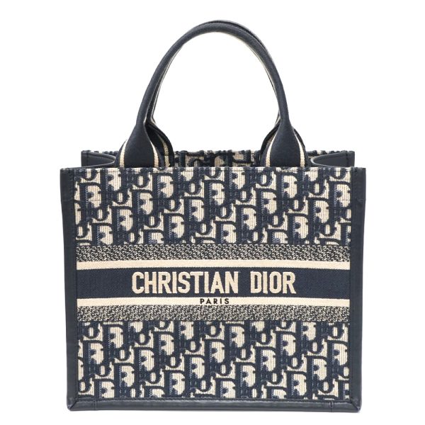 imgrc0096465437 Christian Dior Book Tote Bag Navy