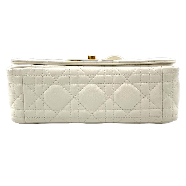 imgrc0096496465 Christian Dior Caro Small Chain Shoulder Bag Calf White