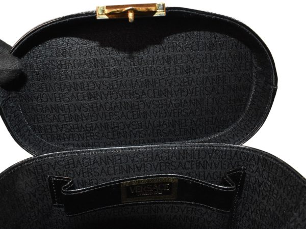 imgrc0096677085 Versace Vanity Black Bag Leather Handbag