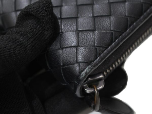 imgrc0097066373 Bottega Veneta Intrecciato Zipper Wallet Black