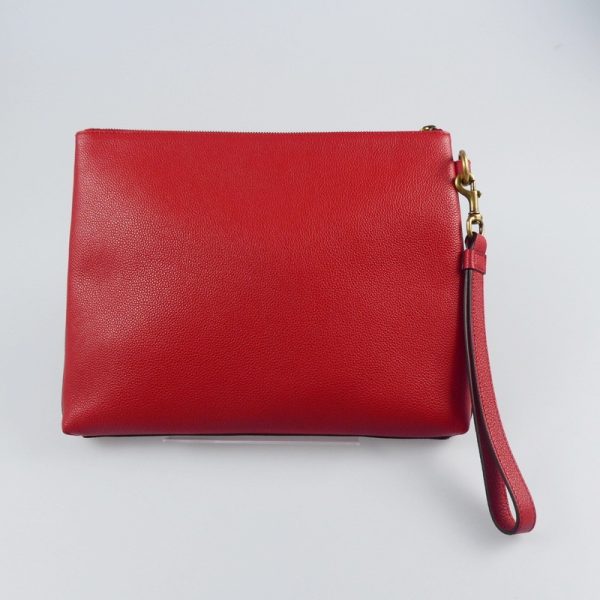 imgrc0098506576 Gucci Calfskin Vintage Logo Clutch Bag Red