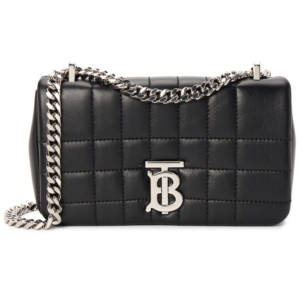 imgrc0099743795 Burberry Lola Quilted Mini Chain Shoulder Bag Black