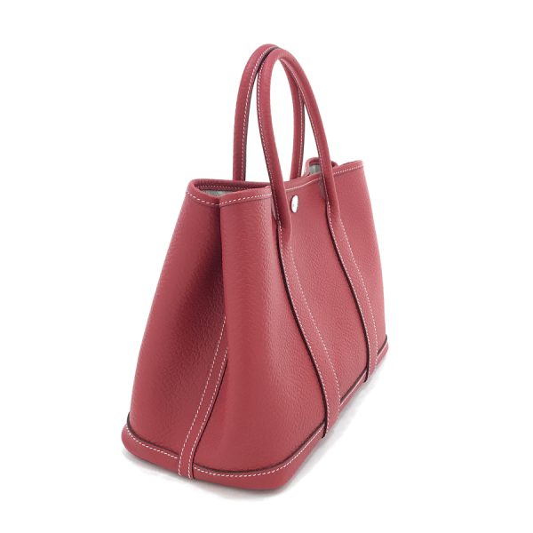 imgrc0100140737 Hermes TPM Garden Party Hand Bag Rouge Casaque