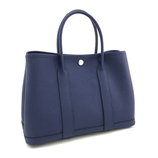 imgrc0100140872 Hermes TPM Garden Party Tote Bag Blue Ankle