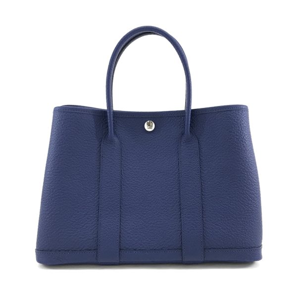 imgrc0100140873 Hermes TPM Garden Party Tote Bag Blue Ankle