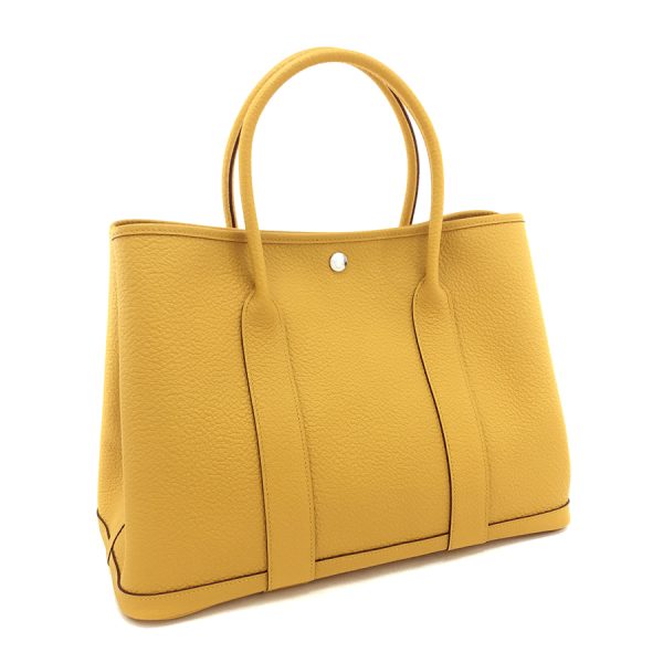 imgrc0102051827 Hermes Garden Party PM Country Jaune Tote Bag Ambre