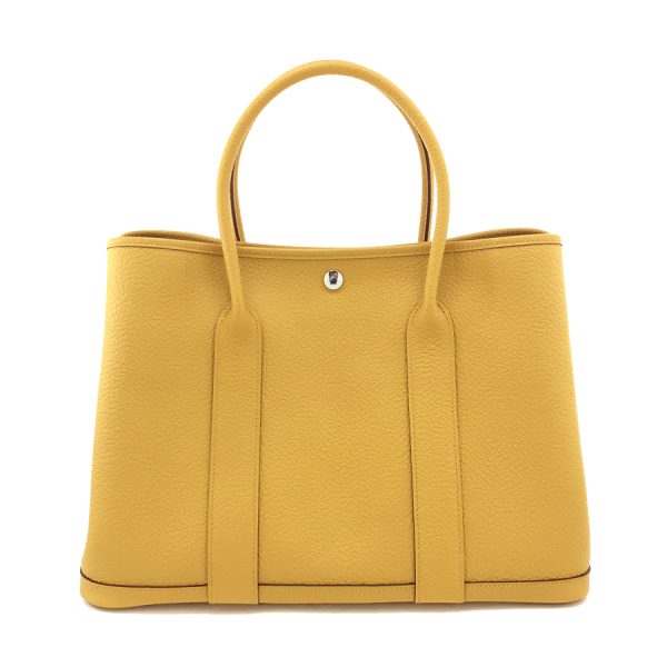 imgrc0102051828 Hermes Garden Party PM Country Jaune Tote Bag Ambre