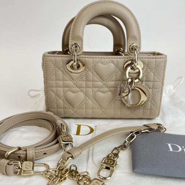 imgrc0102921607 Christian Dior LADY D JOY Small Bag Beige