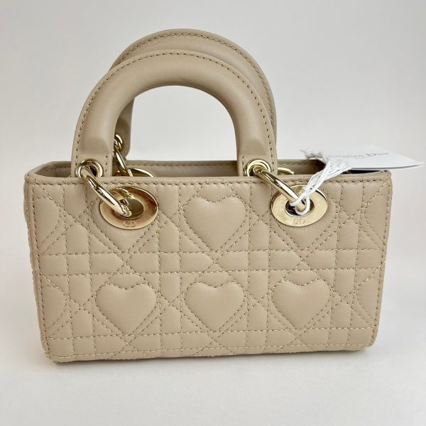 imgrc0102921609 Christian Dior LADY D JOY Small Bag Beige