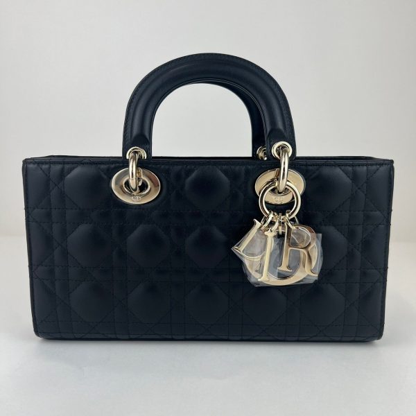 imgrc0104649433 Christian Dior Lady D joy Lady Ghw Gold Hardware Black