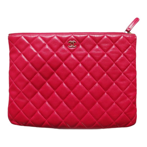 imgrc0106002576 Chanel Matelasse Clutch Bag Pink