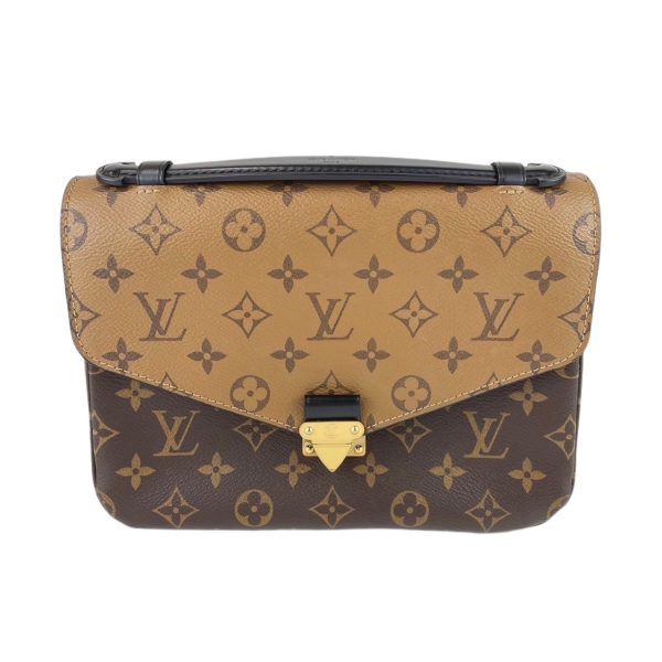 imgrc0106385521 Louis Vuitton Pochette Metis MM Bicolor Brown GHW