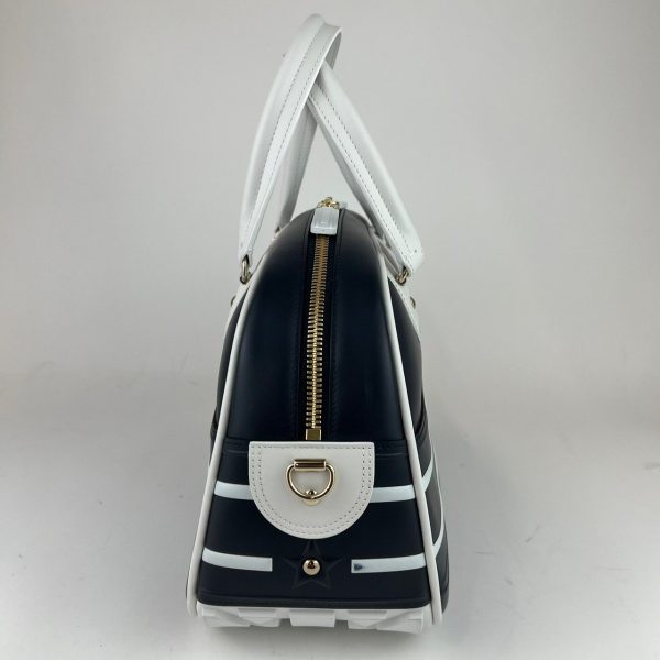 imgrc0106388352 Christian Dior Dior Vibe Medium Classic Bowling Bag Navy