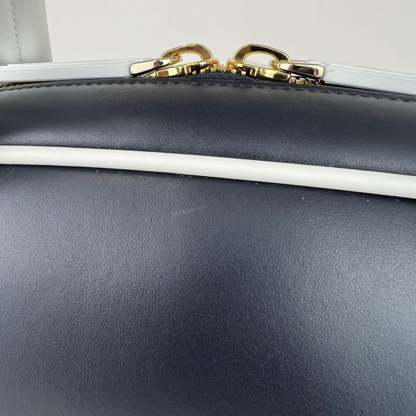 imgrc0106388364 Christian Dior Dior Vibe Medium Classic Bowling Bag Navy