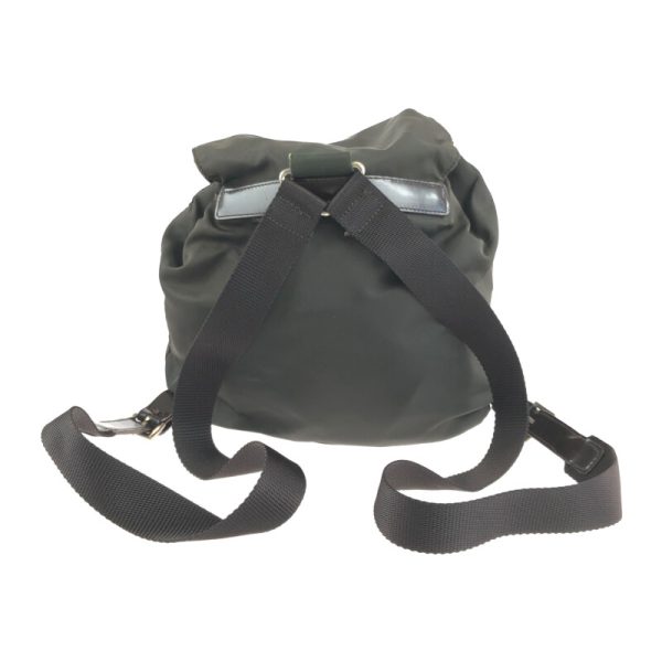 imgrc0107963957 Prada Rucksack Triangular Plate Nylon Backpack Khaki