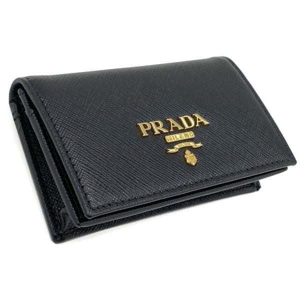 imgrc0108524166 Prada Card Case Leather Black