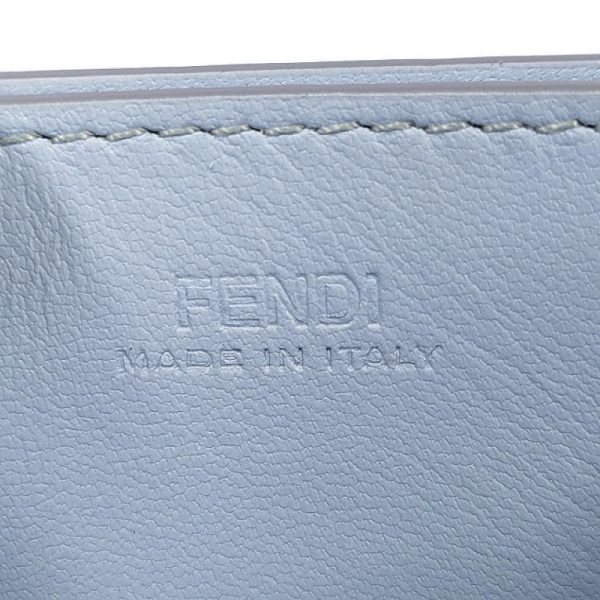 imgrc0108719352 Fendi Ff Embossed Card Case Leather Blue