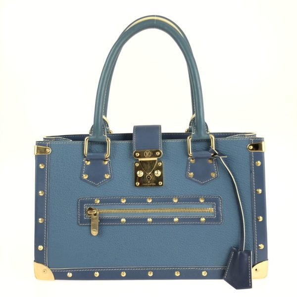 imgrc0109396591 LOUIS VUITTON Suhari Faburo Tote Handbag Blue