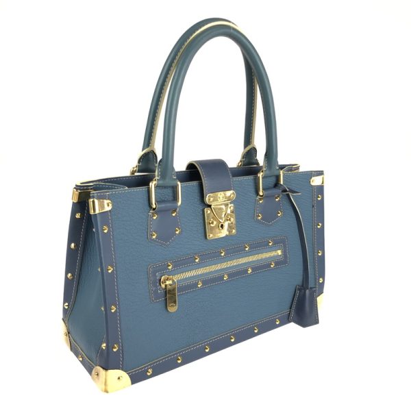 imgrc0109396593 LOUIS VUITTON Suhari Faburo Tote Handbag Blue