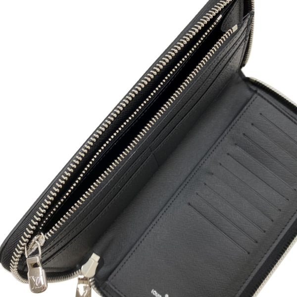 imgrc0110573369 Louis Vuitton Black Silver Hardware Leather Long Wallet