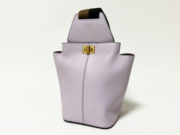 imgrc0112809348 Fendi Guitar Bag One Shoulder Body Bag Leather Purple