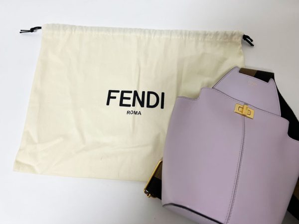 imgrc0112809380 Fendi Guitar Bag One Shoulder Body Bag Leather Purple