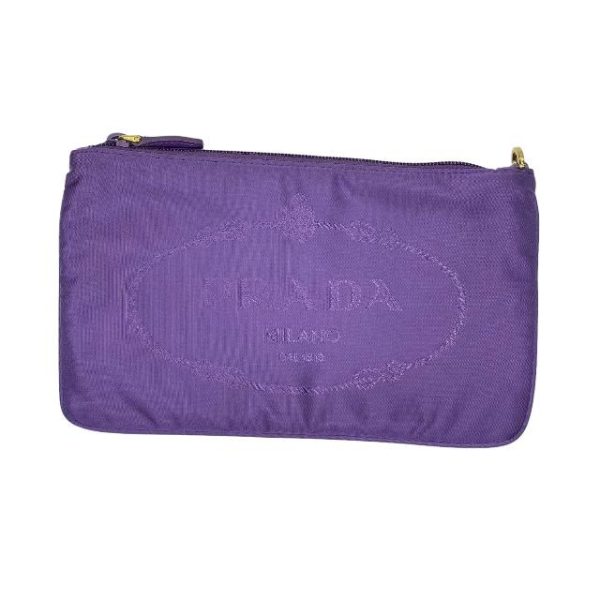 imgrc0114983918 Prada Cosmetic Pouch Nylon Purple