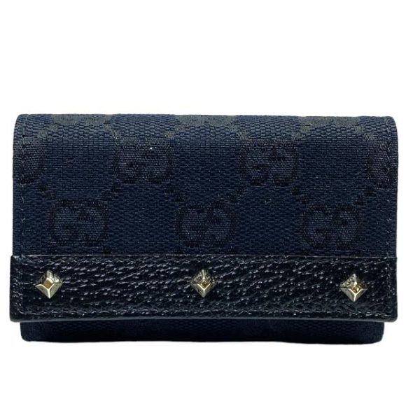 imgrc0115042720 Gucci Leather Key Case Black