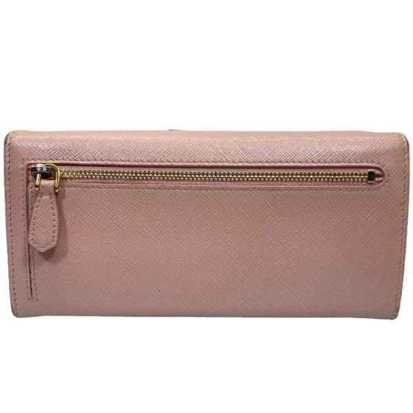 imgrc0115742202 Prada Wallet Long Wallet Bifold Leather Pink