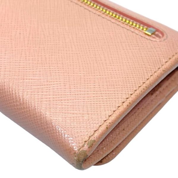 imgrc0115742204 Prada Wallet Long Wallet Bifold Leather Pink